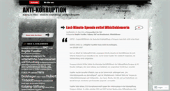 Desktop Screenshot of antikorruption.wordpress.com