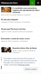 Mobile Screenshot of musicasemfoco.wordpress.com