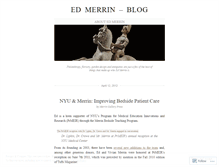 Tablet Screenshot of edwardmerrin.wordpress.com