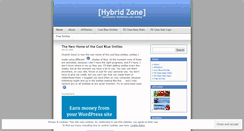 Desktop Screenshot of hybridzone.wordpress.com