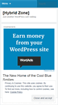 Mobile Screenshot of hybridzone.wordpress.com