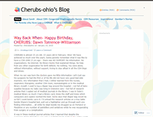 Tablet Screenshot of cherubsohio.wordpress.com