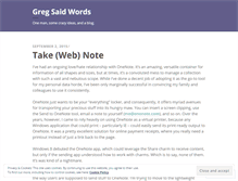 Tablet Screenshot of gregsedwards.wordpress.com