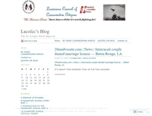 Tablet Screenshot of lacofcc.wordpress.com