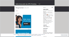 Desktop Screenshot of hafidzkamaruddin.wordpress.com