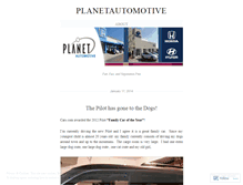 Tablet Screenshot of planetautomotive.wordpress.com