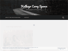 Tablet Screenshot of kathryncareyspence.wordpress.com