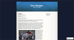 Desktop Screenshot of civicminded.wordpress.com