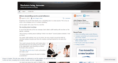 Desktop Screenshot of marketingawesomeness.wordpress.com
