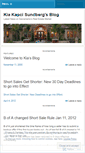 Mobile Screenshot of kiakapci.wordpress.com