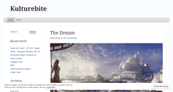 Desktop Screenshot of kulturebite.wordpress.com