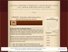 Tablet Screenshot of drinkhealthycoffee.wordpress.com