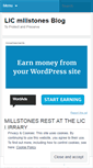 Mobile Screenshot of licmillstones.wordpress.com