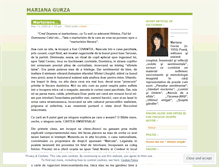 Tablet Screenshot of marianagurza.wordpress.com