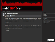 Tablet Screenshot of dalerojo.wordpress.com
