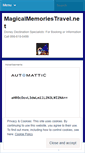 Mobile Screenshot of disneymemoriestravel.wordpress.com