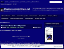 Tablet Screenshot of disneymemoriestravel.wordpress.com