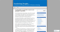 Desktop Screenshot of businesstechnologist.wordpress.com