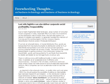 Tablet Screenshot of businesstechnologist.wordpress.com