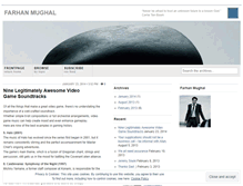 Tablet Screenshot of farhanmughal.wordpress.com