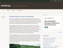Tablet Screenshot of antiallergy.wordpress.com