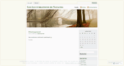 Desktop Screenshot of leselucubrationsdenatacha.wordpress.com