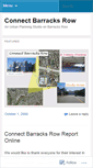 Mobile Screenshot of connectbarracksrow.wordpress.com