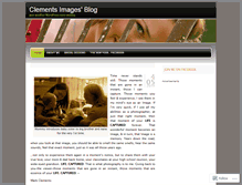 Tablet Screenshot of clementsimages.wordpress.com