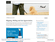 Tablet Screenshot of mocoltest.wordpress.com