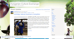 Desktop Screenshot of hungariancult.wordpress.com