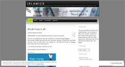 Desktop Screenshot of islamics.wordpress.com