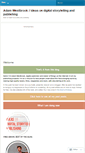 Mobile Screenshot of adamwestbrook.wordpress.com