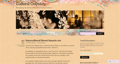 Desktop Screenshot of culturalcrossroad.wordpress.com