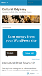 Mobile Screenshot of culturalcrossroad.wordpress.com