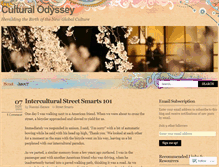 Tablet Screenshot of culturalcrossroad.wordpress.com