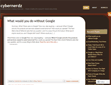 Tablet Screenshot of cybernerdz.wordpress.com