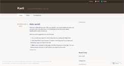 Desktop Screenshot of kaeliq.wordpress.com