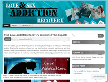 Tablet Screenshot of loveaddictiontreatment.wordpress.com