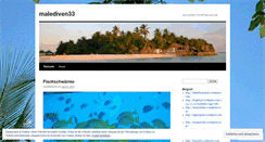 Desktop Screenshot of malediven33.wordpress.com