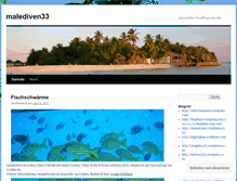Tablet Screenshot of malediven33.wordpress.com