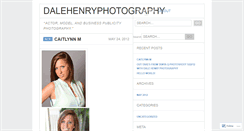 Desktop Screenshot of dalehenryphotography.wordpress.com