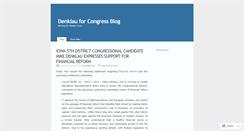 Desktop Screenshot of denklauforcongress.wordpress.com