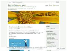 Tablet Screenshot of livingschools.wordpress.com