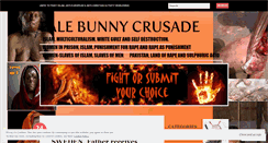 Desktop Screenshot of palebunnycrusade.wordpress.com