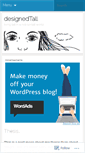 Mobile Screenshot of designedtall.wordpress.com