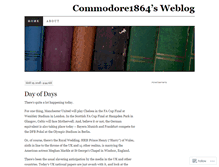Tablet Screenshot of commodore1864.wordpress.com