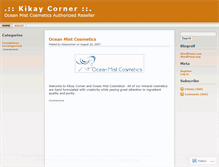 Tablet Screenshot of kikaycorner.wordpress.com