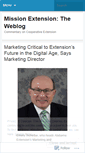 Mobile Screenshot of missionextension.wordpress.com