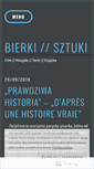 Mobile Screenshot of bierkisztuki.wordpress.com