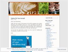 Tablet Screenshot of galleygirl.wordpress.com